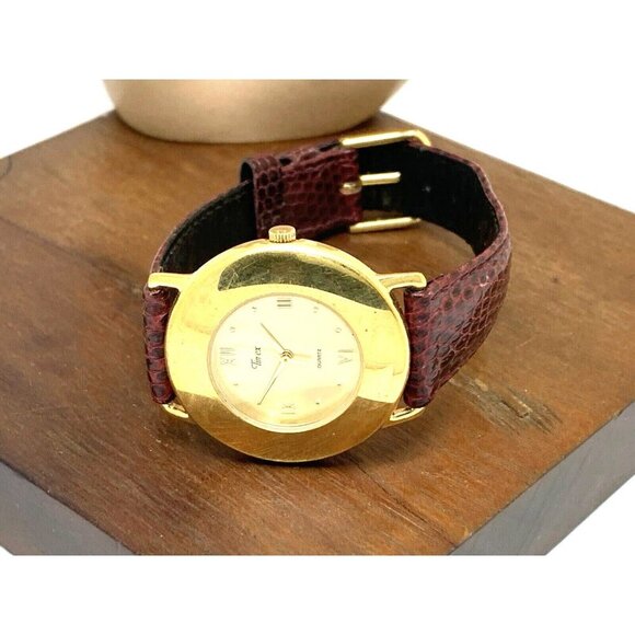 Timex Women\'s Watch Vintage Quartz Gold Leather Band 33mm main image 5